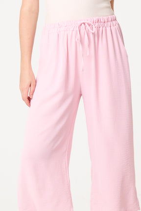 Essential Capri Wide Leg Trousers