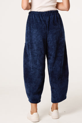 Barrel Chenille Feel Trousers