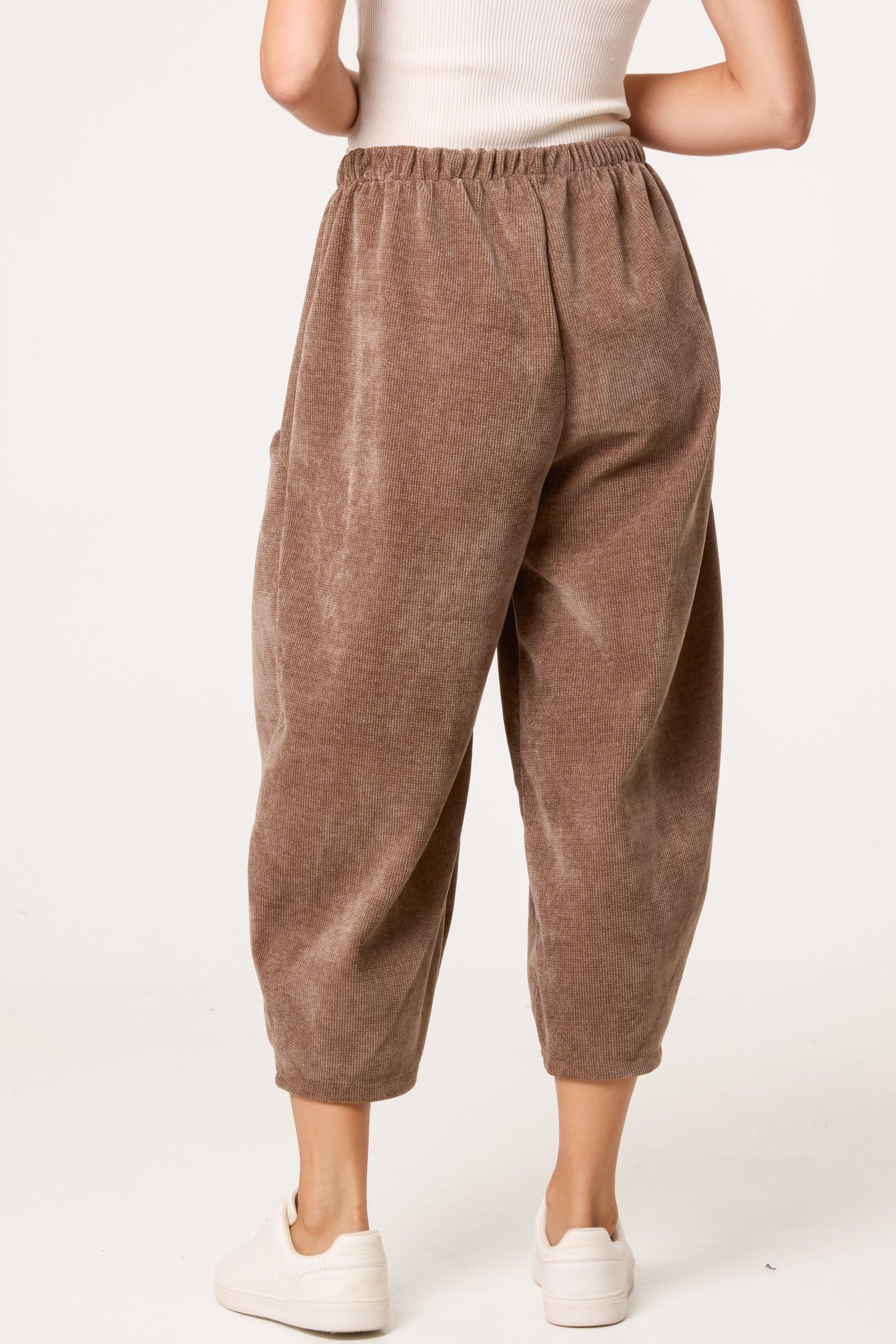 Barrel Chenille Feel Trousers