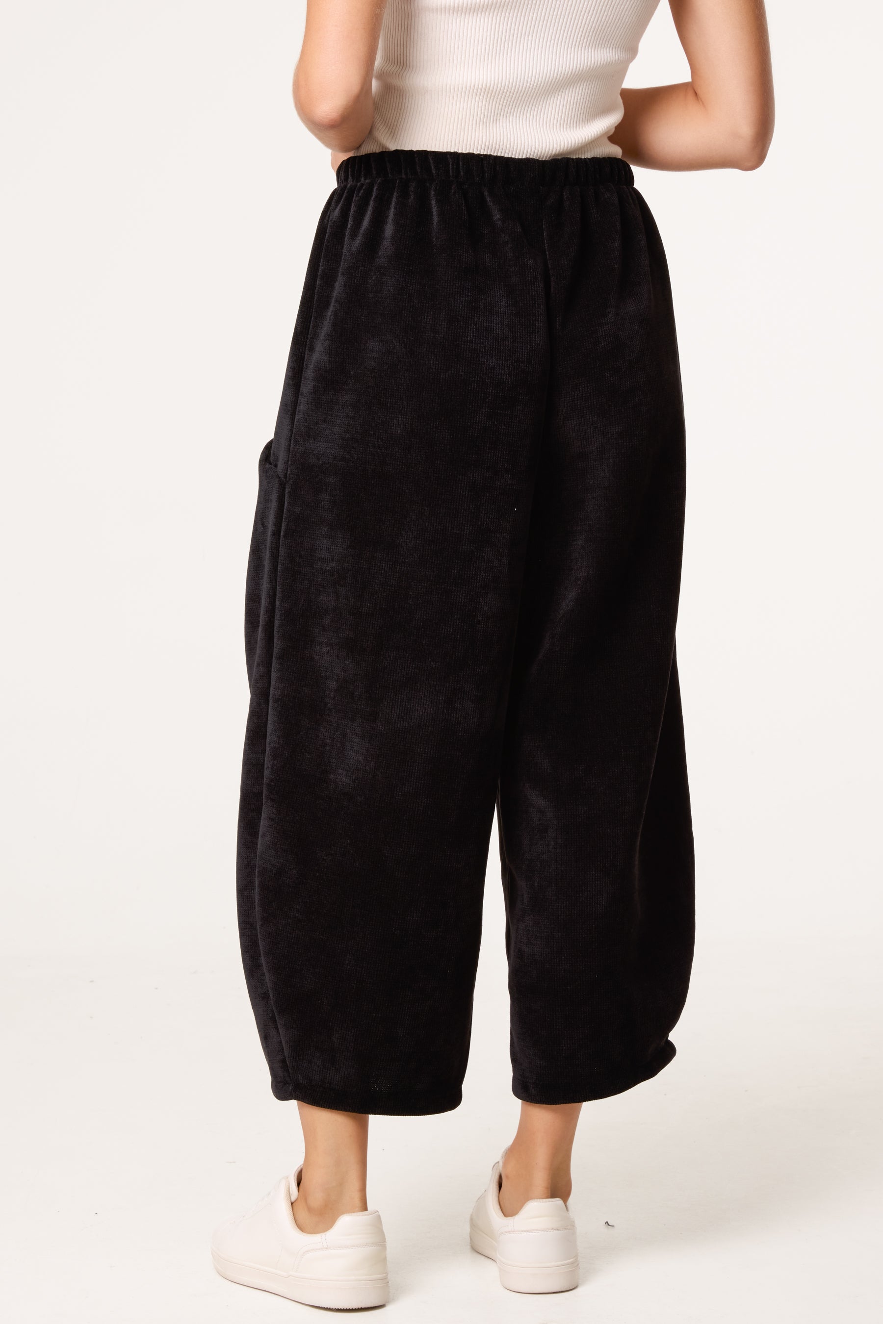 Barrel Chenille Feel Trousers