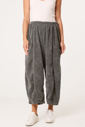 Barrel Chenille Feel Trousers