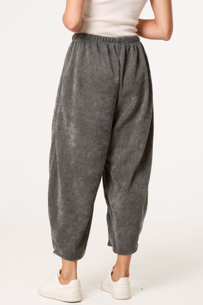 Barrel Chenille Feel Trousers