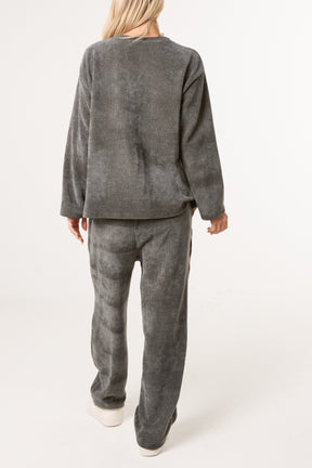 Plaid Jumper & Trousers Co-Ord