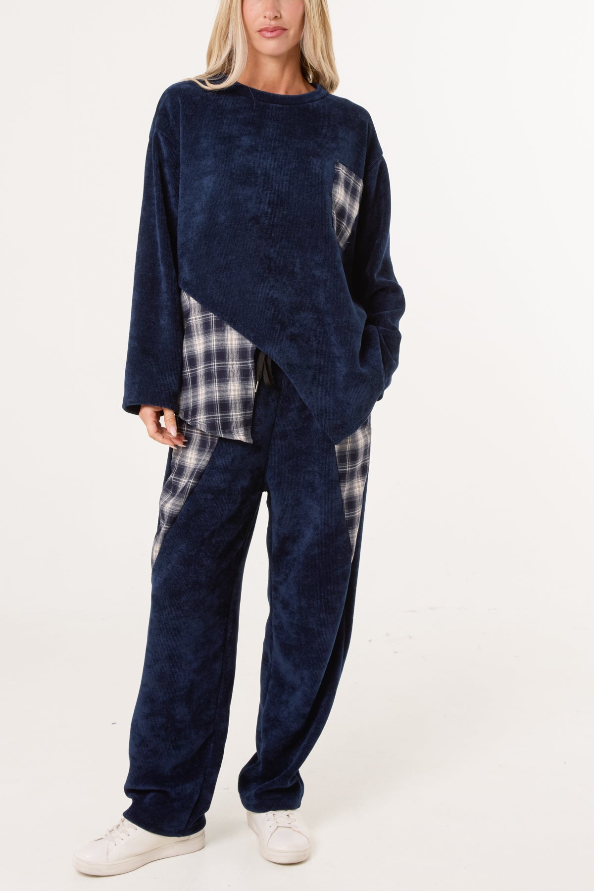 Plaid Jumper & Trousers Co-Ord