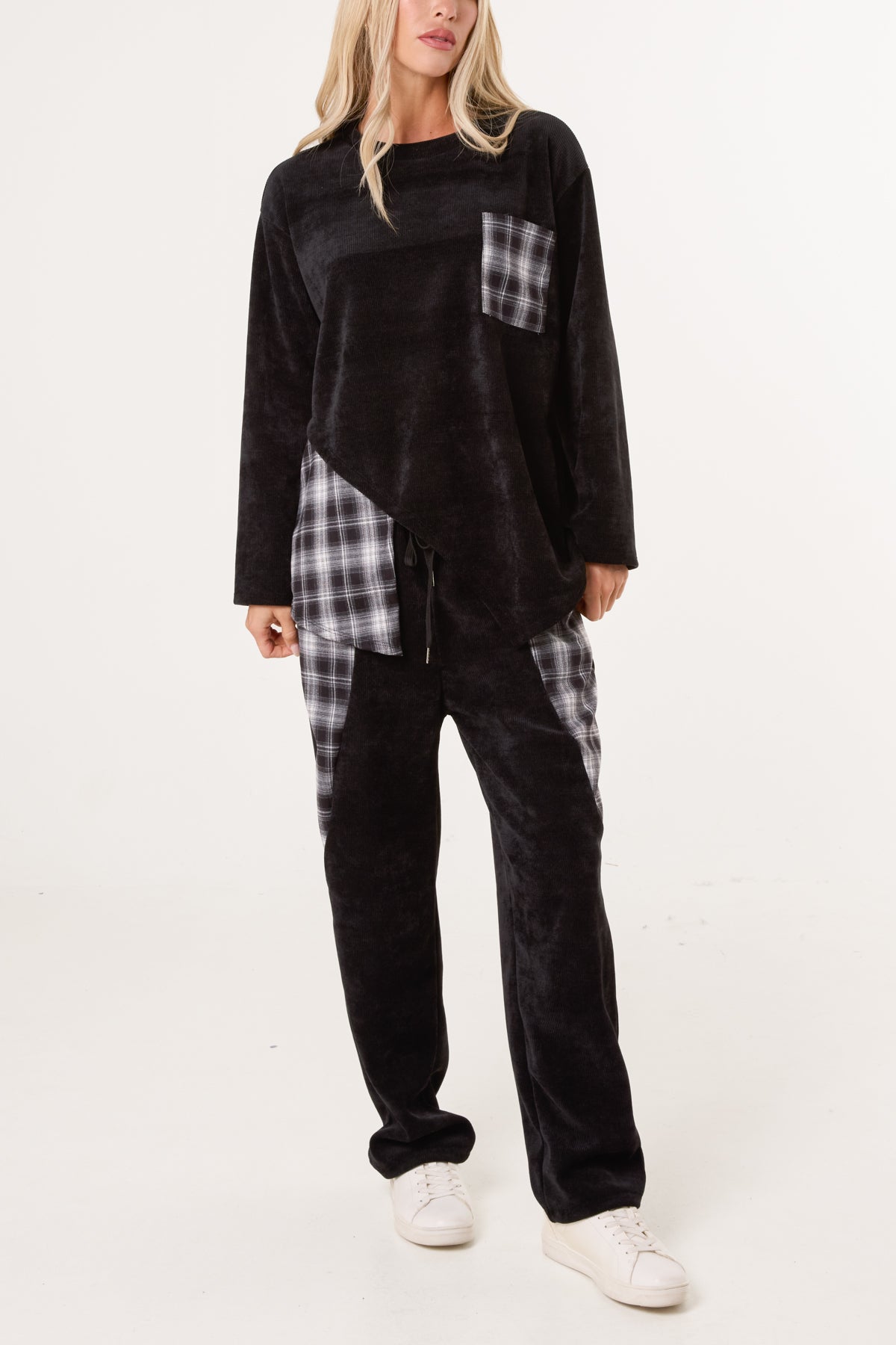 Plaid Jumper & Trousers Co-Ord