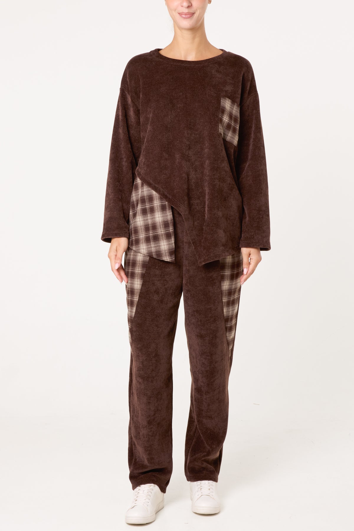 Plaid Jumper & Trousers Co-Ord