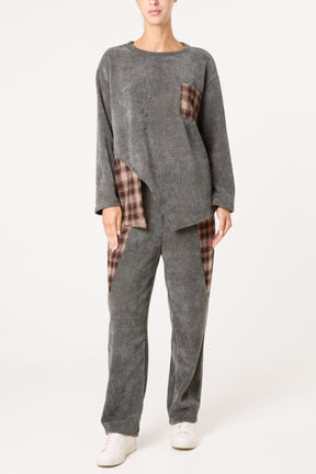 Plaid Jumper & Trousers Co-Ord