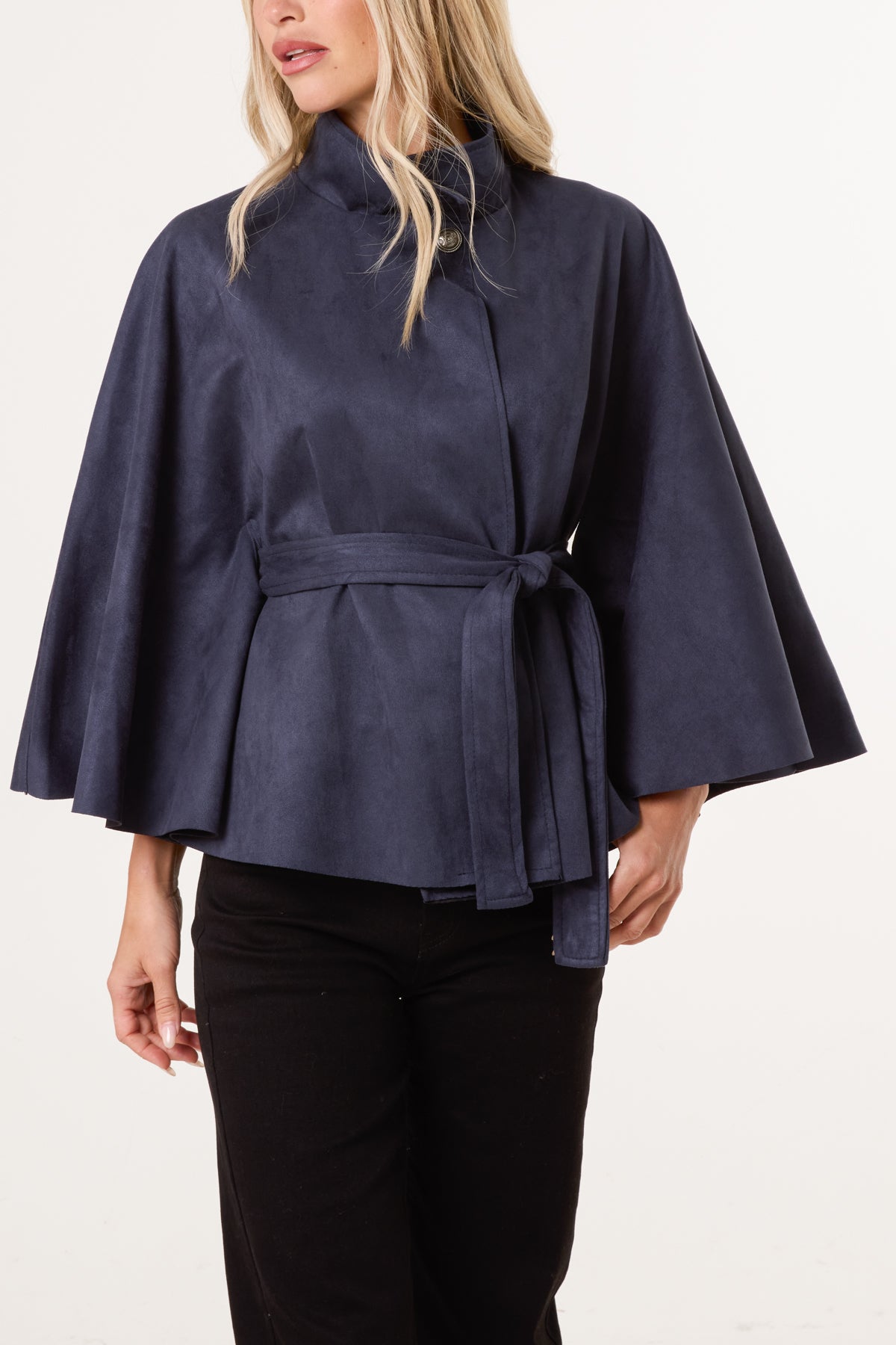 Essential Short Kimono Inspired Coat