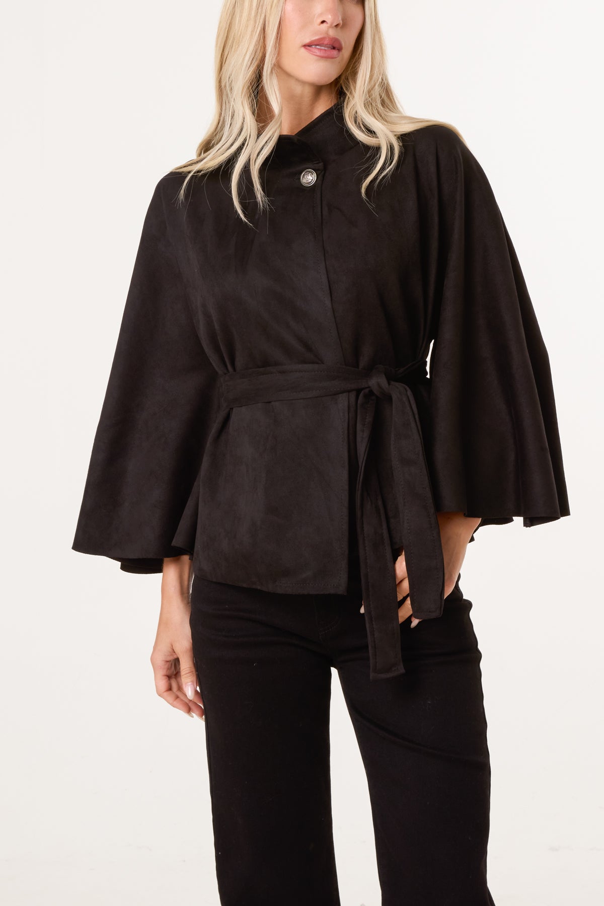 Essential Short Kimono Inspired Coat