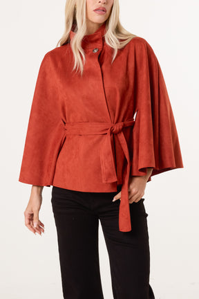 Essential Short Kimono Inspired Coat