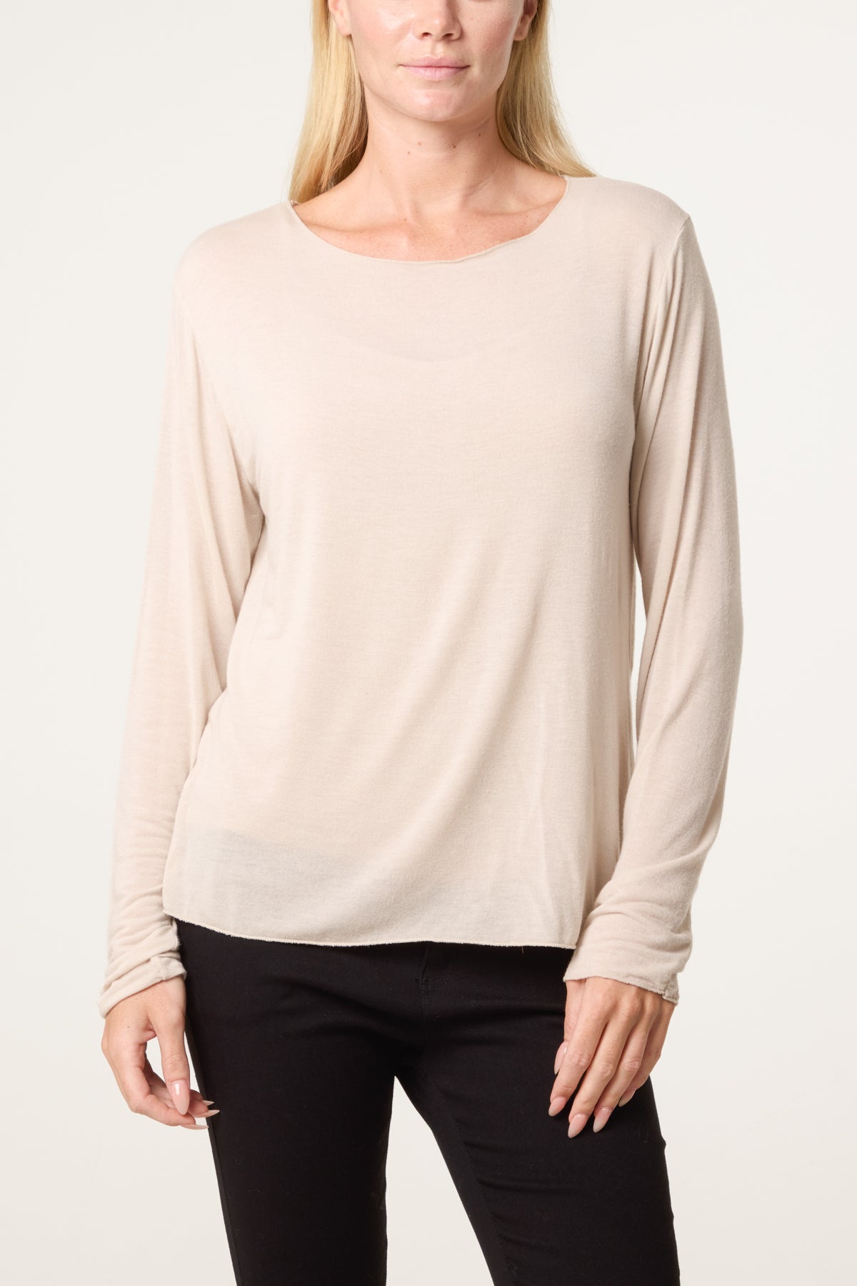 Essential Cashmere Blend Mesh Top