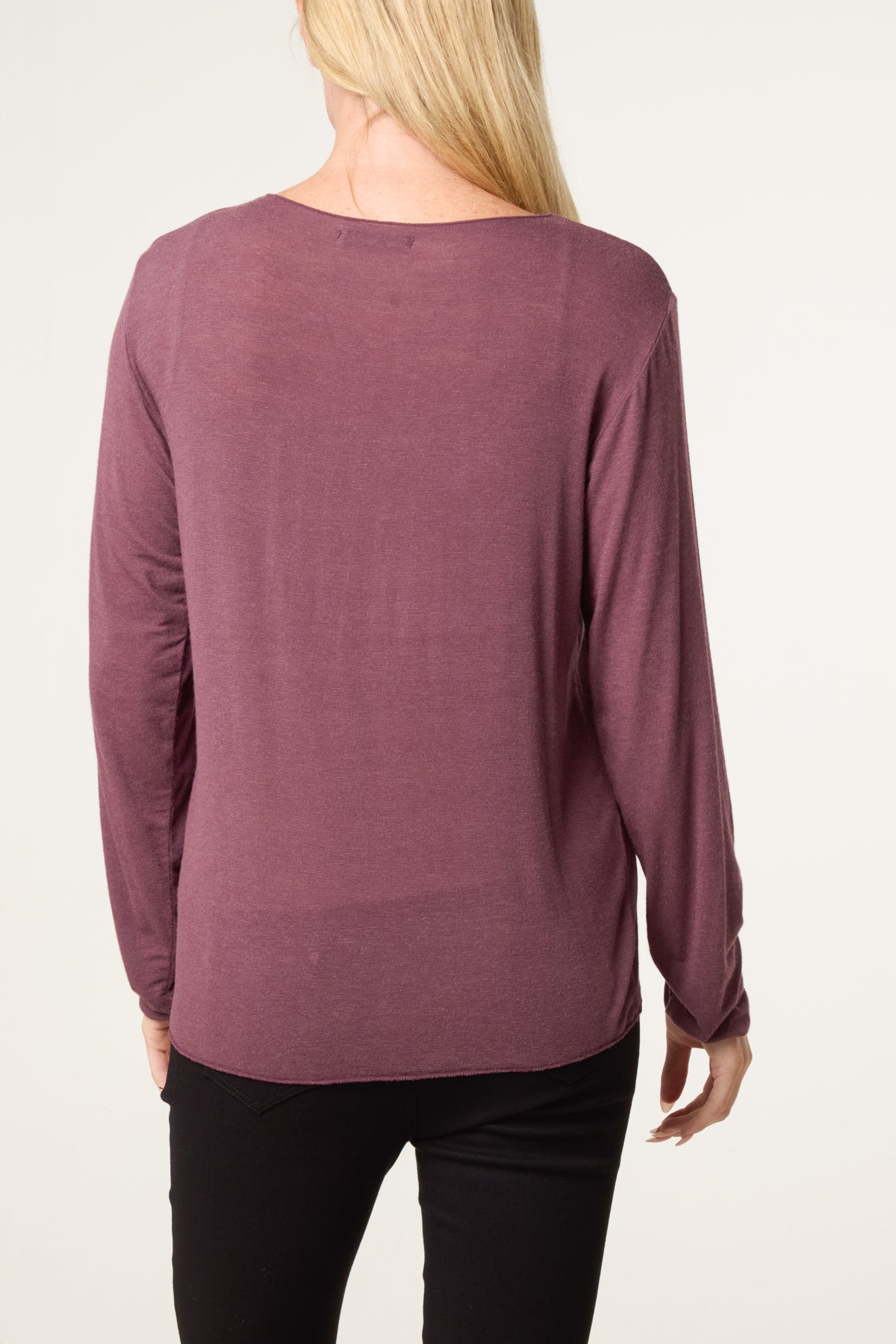 Essential Cashmere Blend Mesh Top