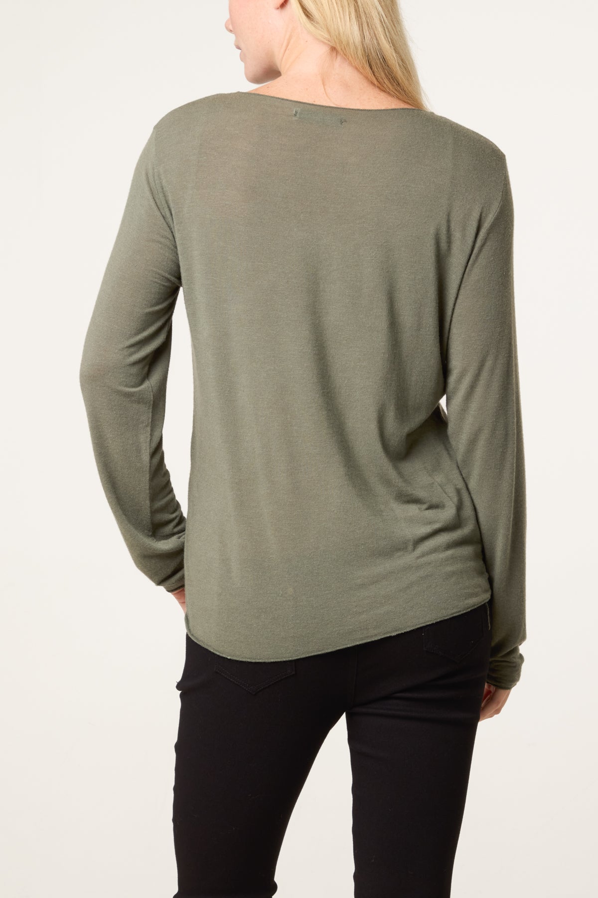 Essential Cashmere Blend Mesh Top