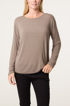 Essential Cashmere Blend Mesh Top