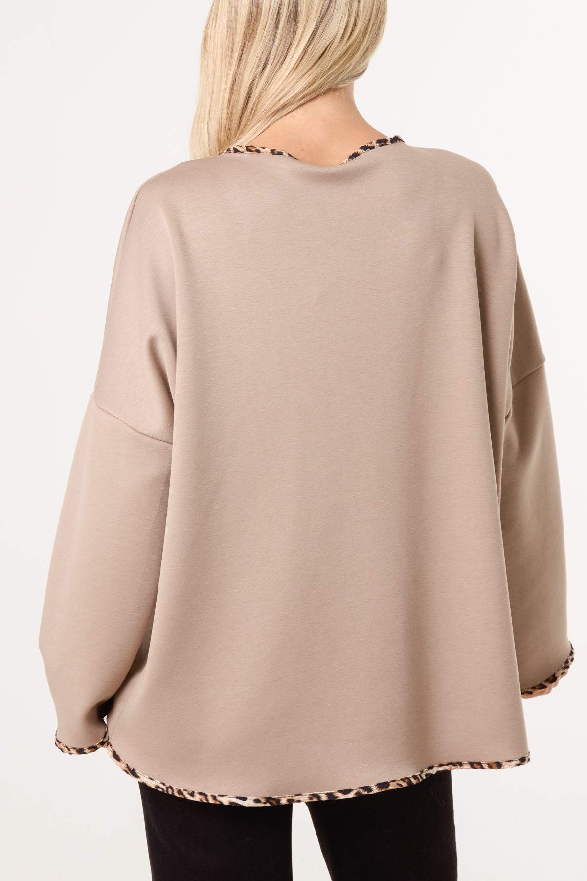 Animal Cuff & Hem Jumper