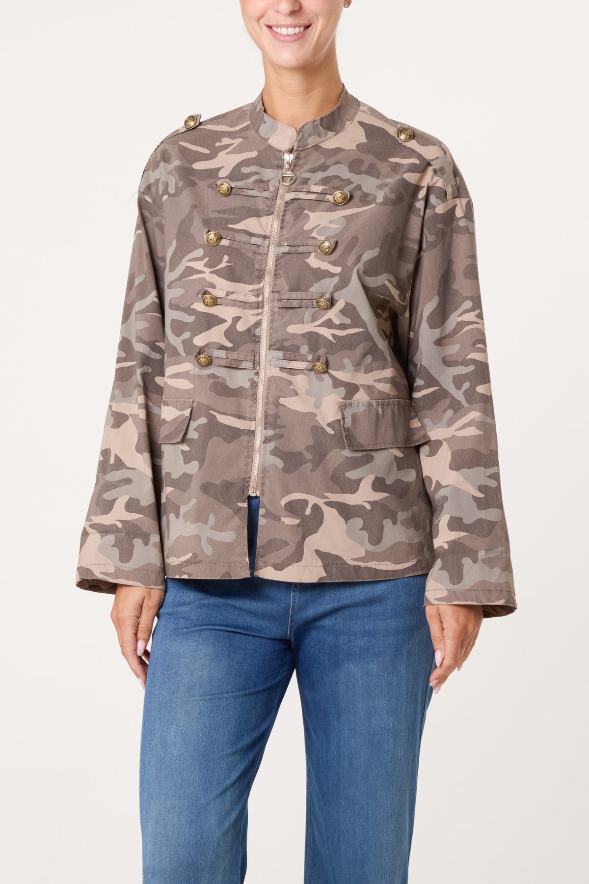 Military Band Camouflage Jacket