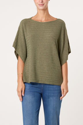 Essential Batwing Ribbed Top