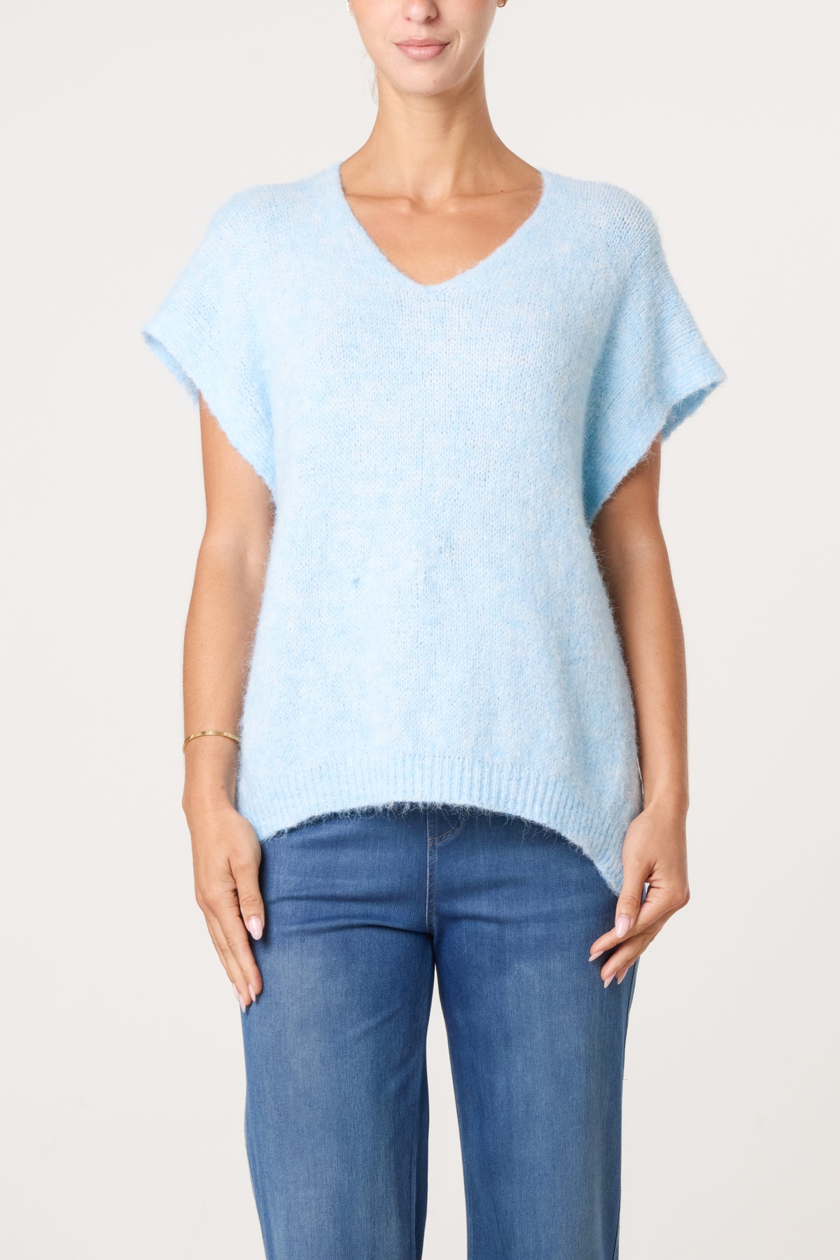 Essential V-Neck Knit Jumper