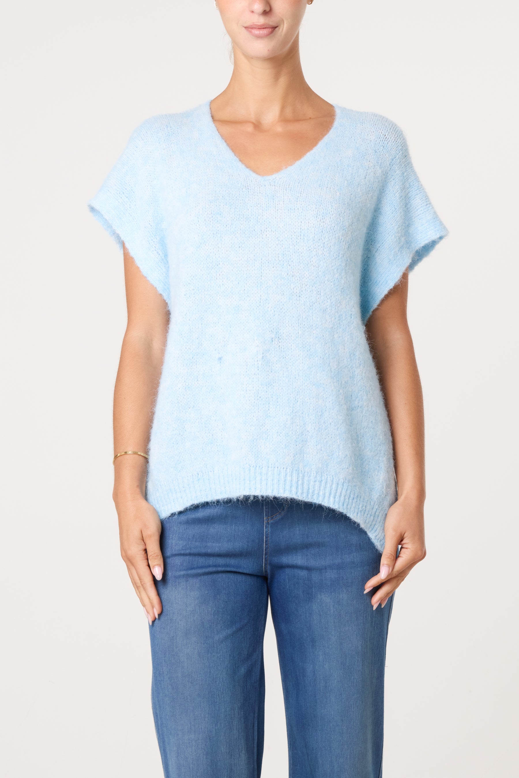Essential V-Neck Knit Jumper