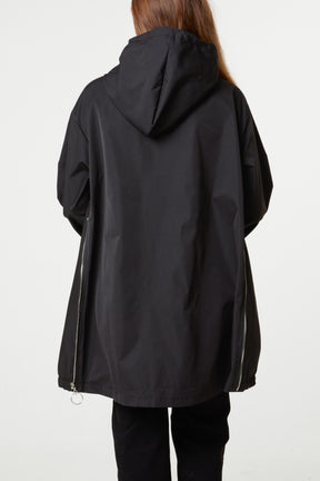 Zip Detail Hooded Light Jacket