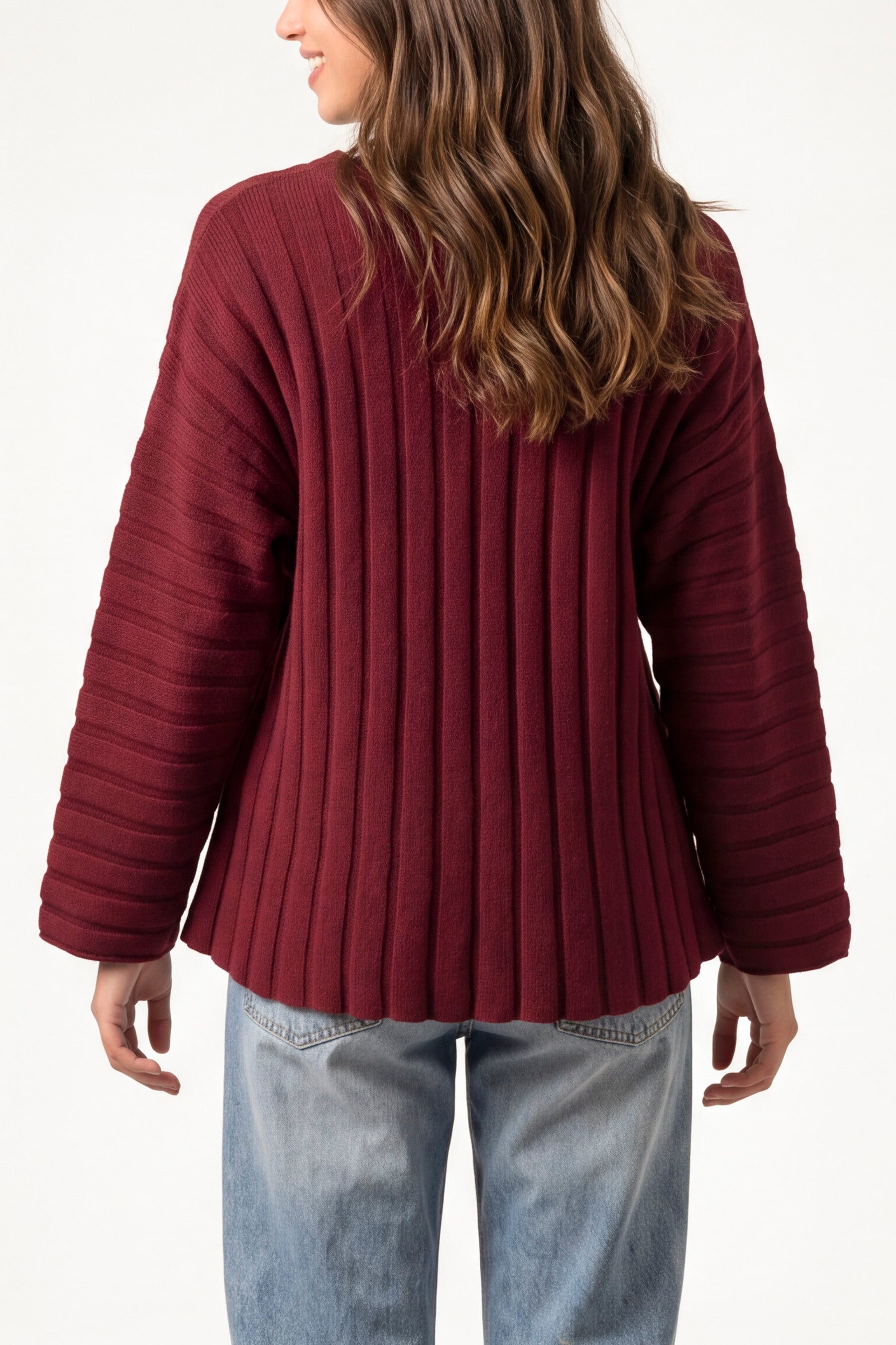 Structured Rib Knit Jumper