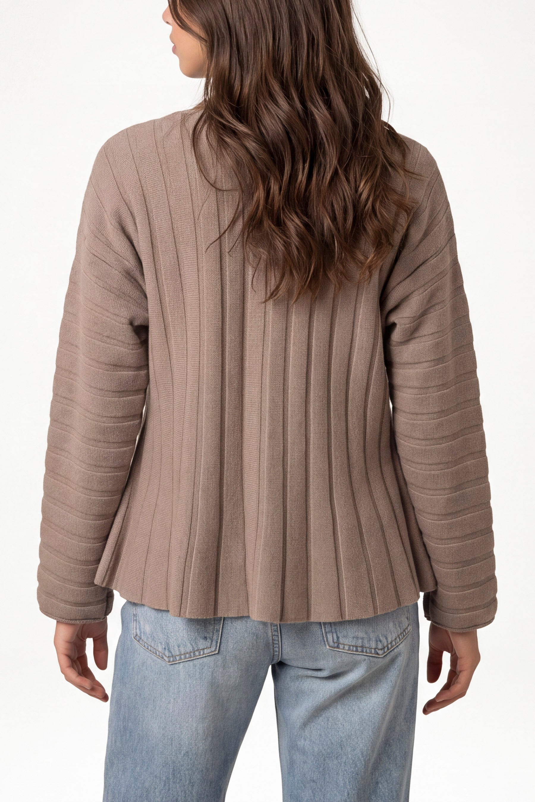 Structured Rib Knit Jumper