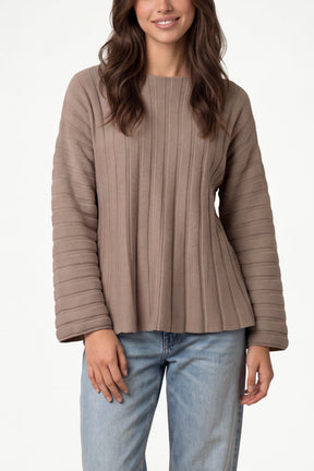 Structured Rib Knit Jumper