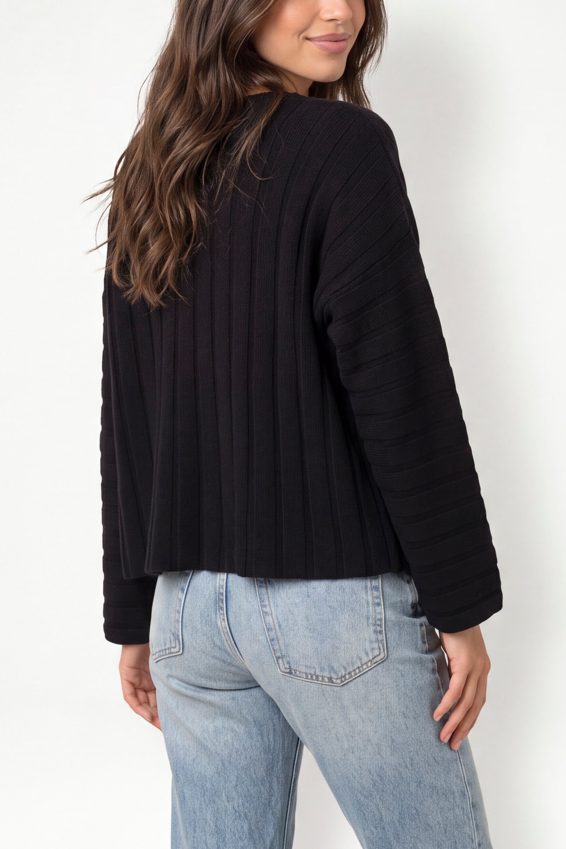 Structured Rib Knit Jumper