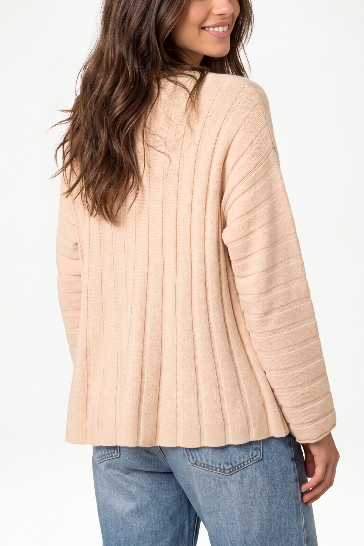 Structured Rib Knit Jumper