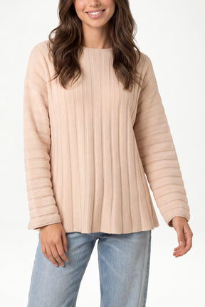Structured Rib Knit Jumper
