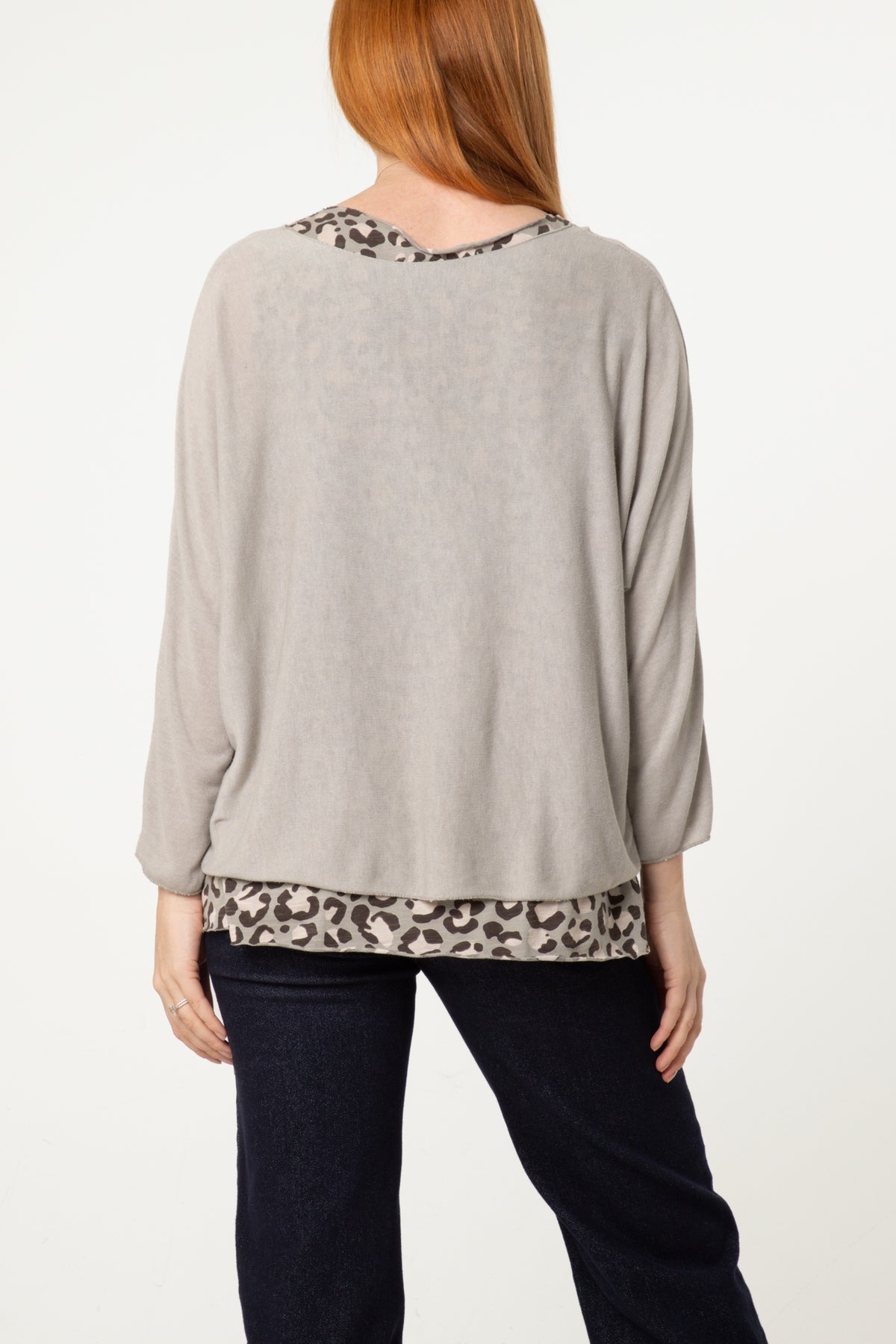 Leopard Double Layer Necklace Top