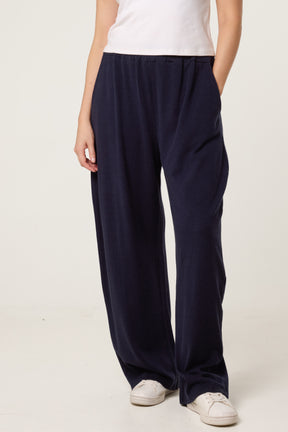 Wide Leg Knit Trousers
