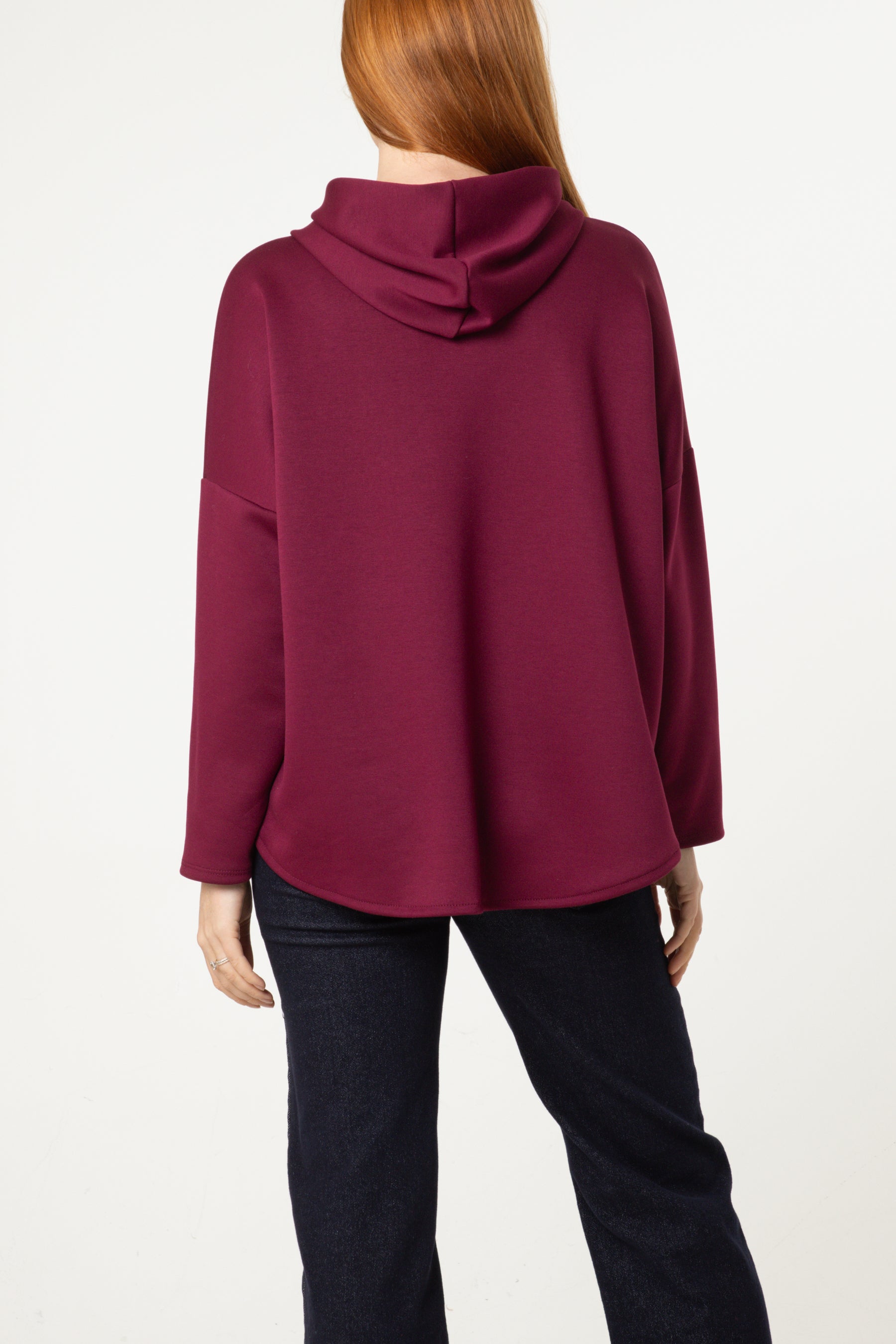 Sequin Detail Drawstring Hoodie