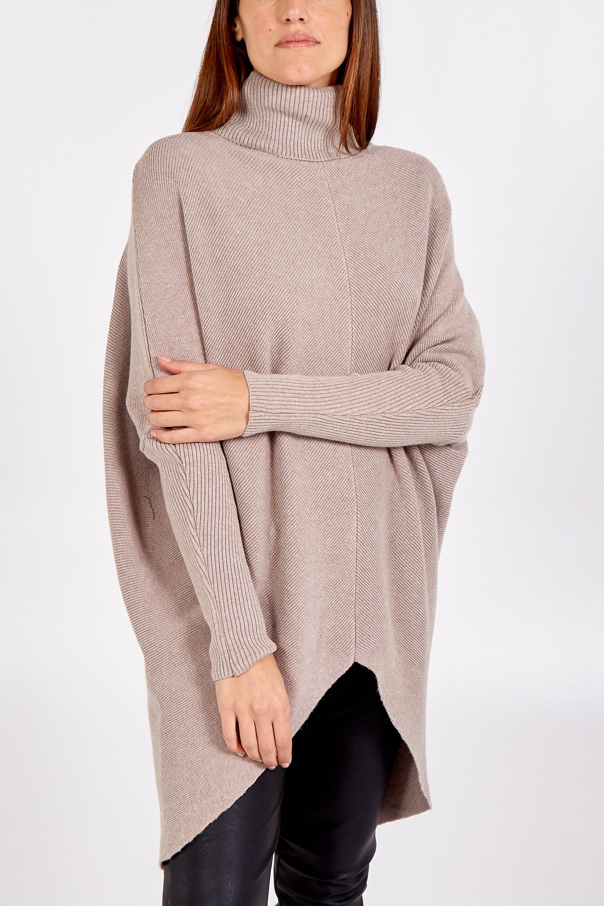 Roll Neck Jumper Dress