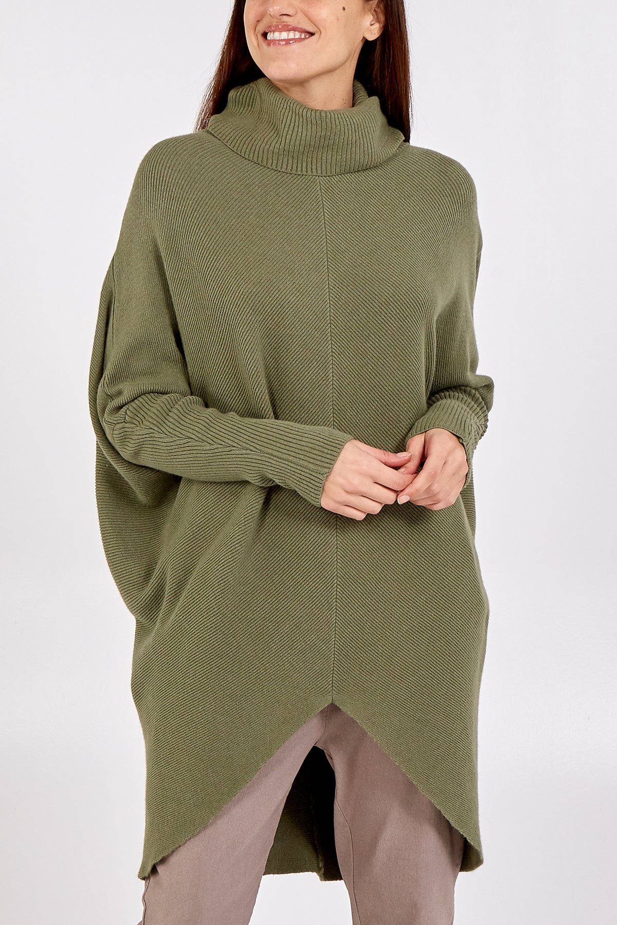 Roll Neck Jumper Dress