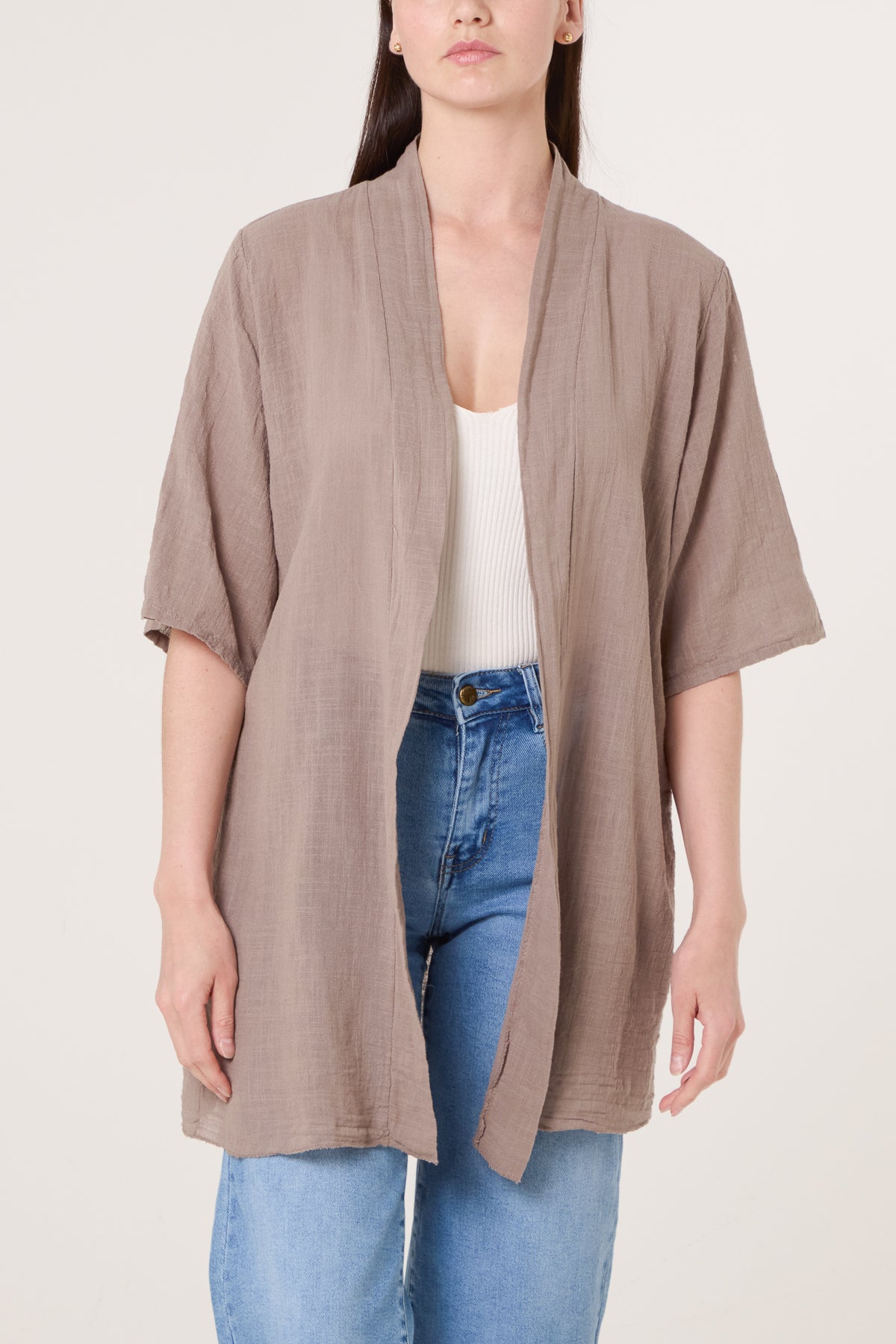 Longline Soft Kimono