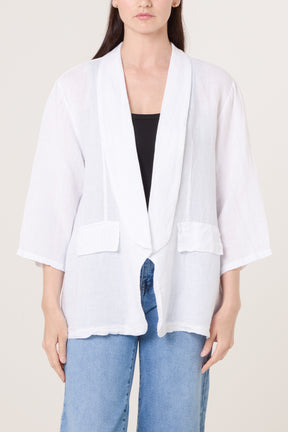 Lightweight Pocket Kimono Inspired Blazer