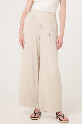 Side Tie Studded Trouser