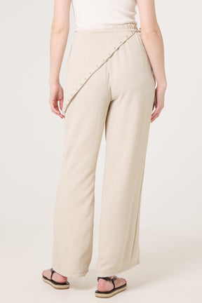 Side Tie Studded Trouser
