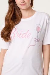 Embellished Bride & Champagne T-Shirt
