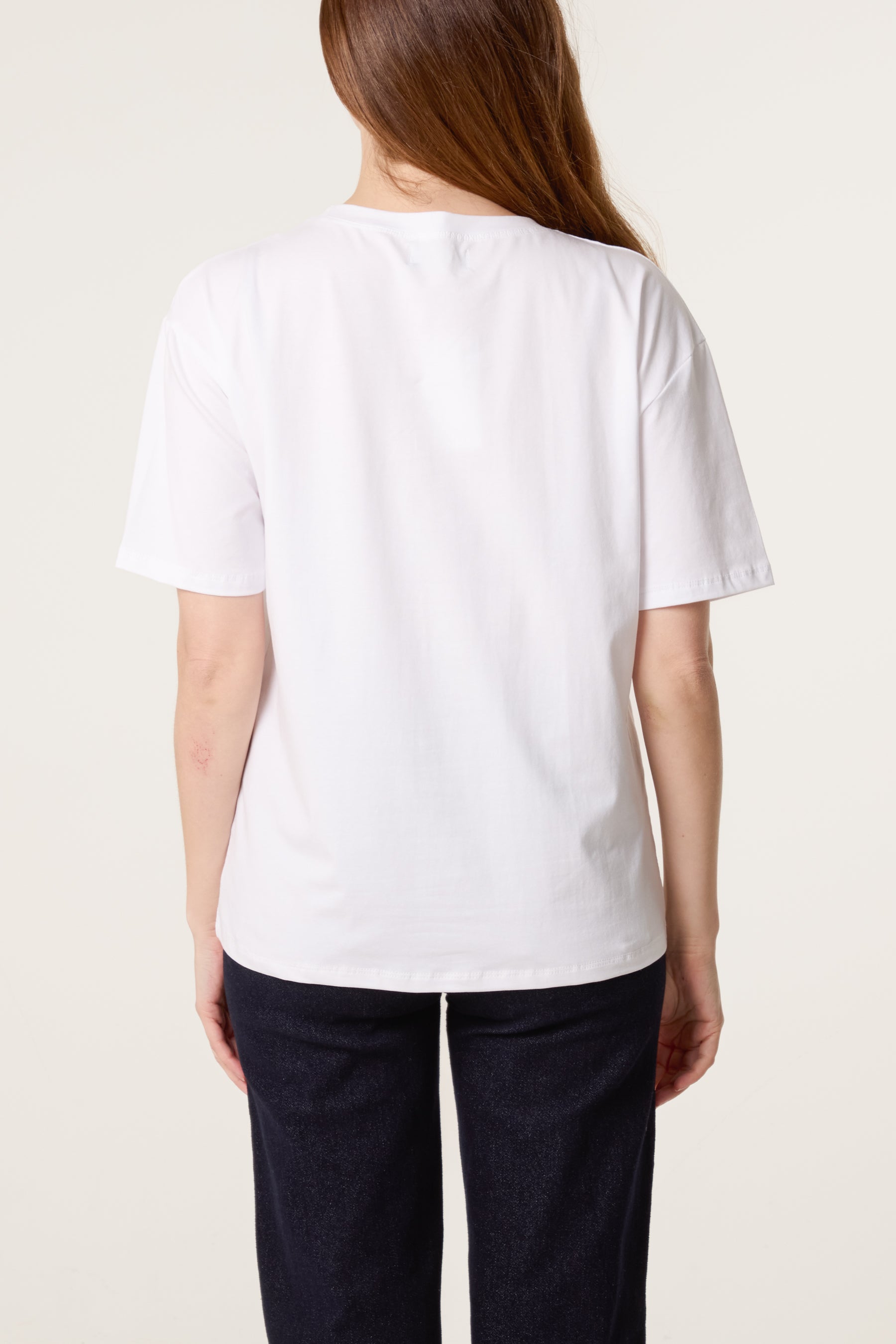 Embellished "Wife Of The Party" Logo T-Shirt