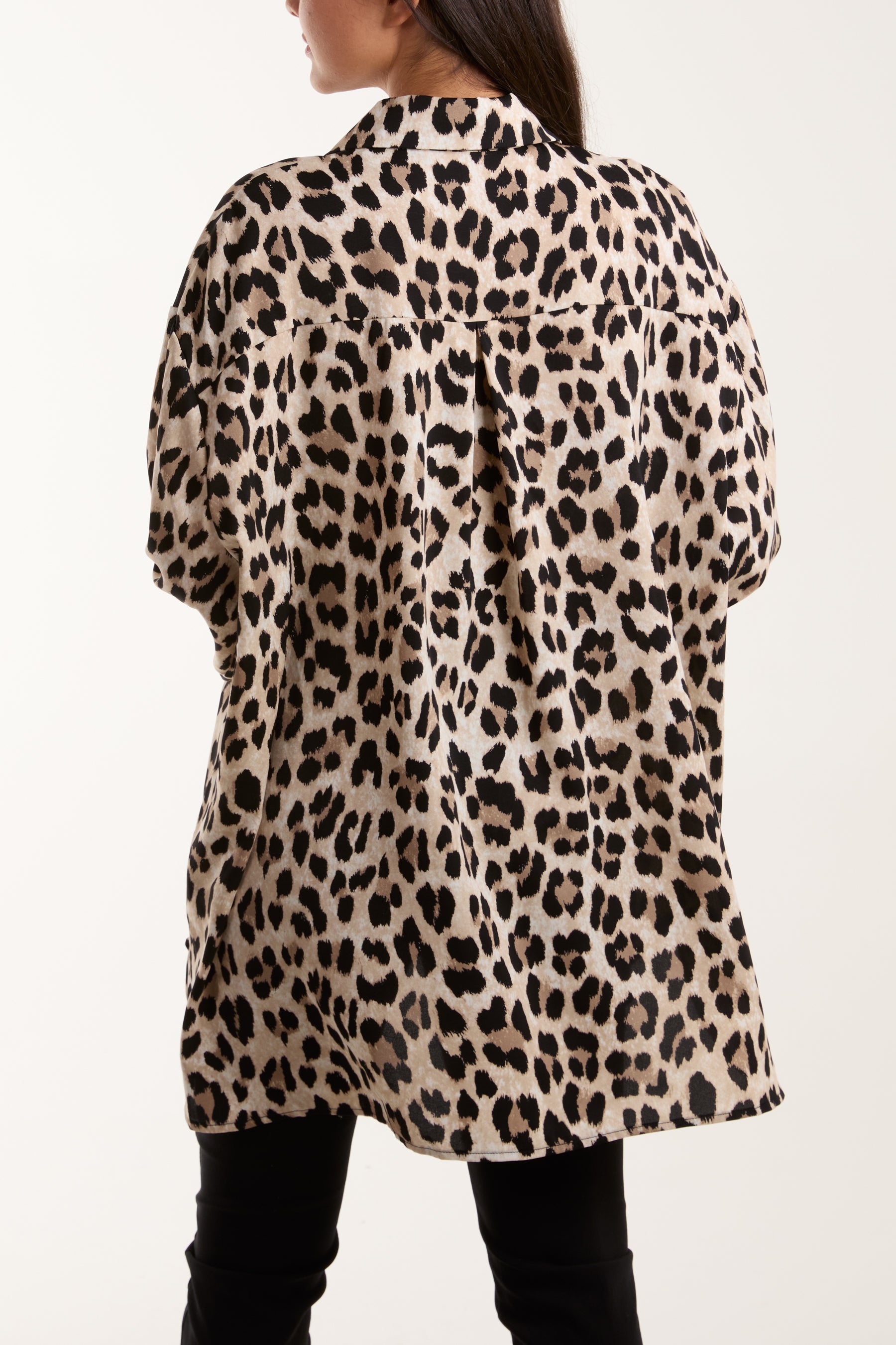 Leopard Print Button Shirt