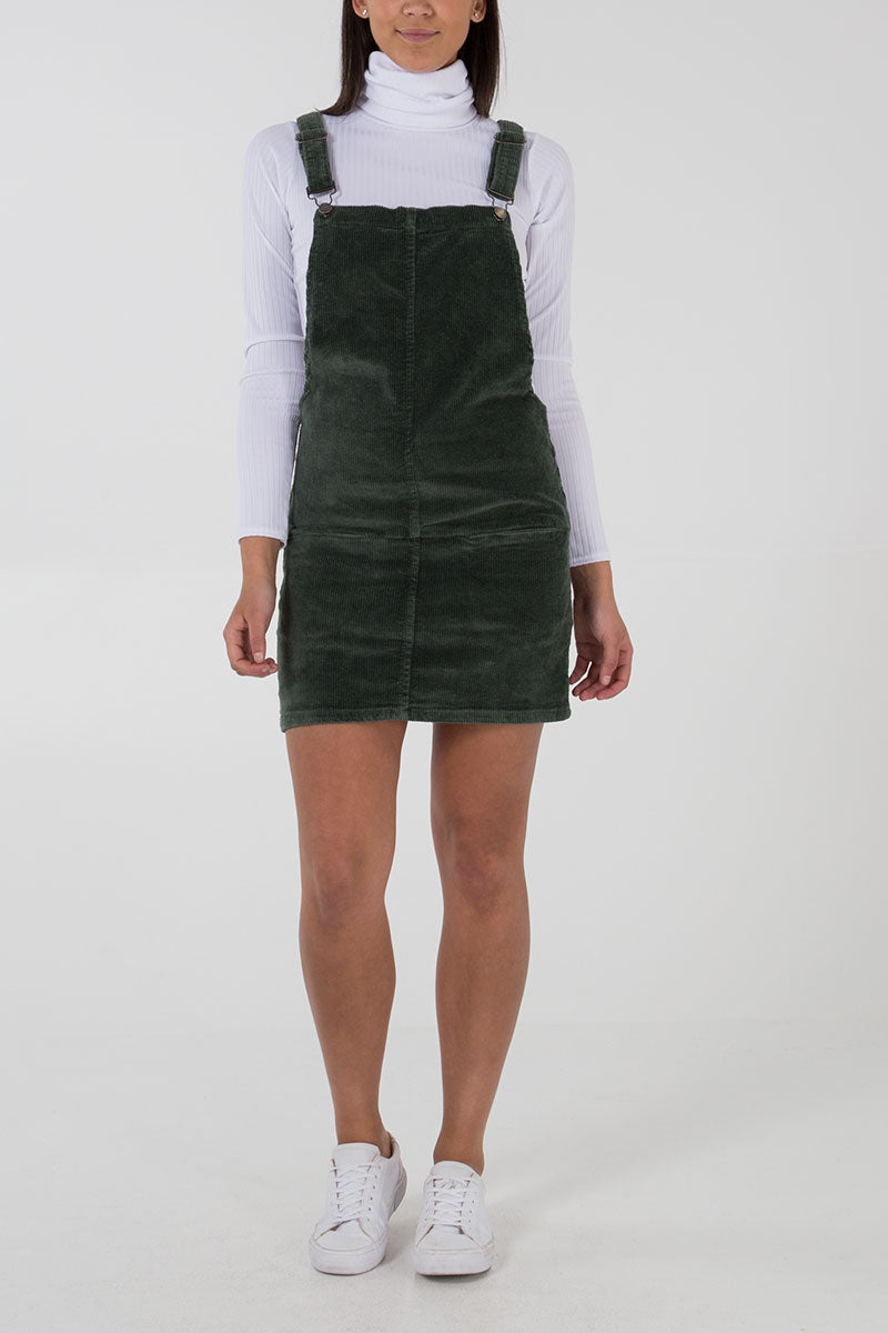 Corduroy Dungaree Dress