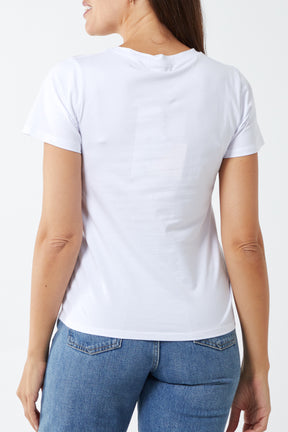 Sequin AMOUR T-Shirt