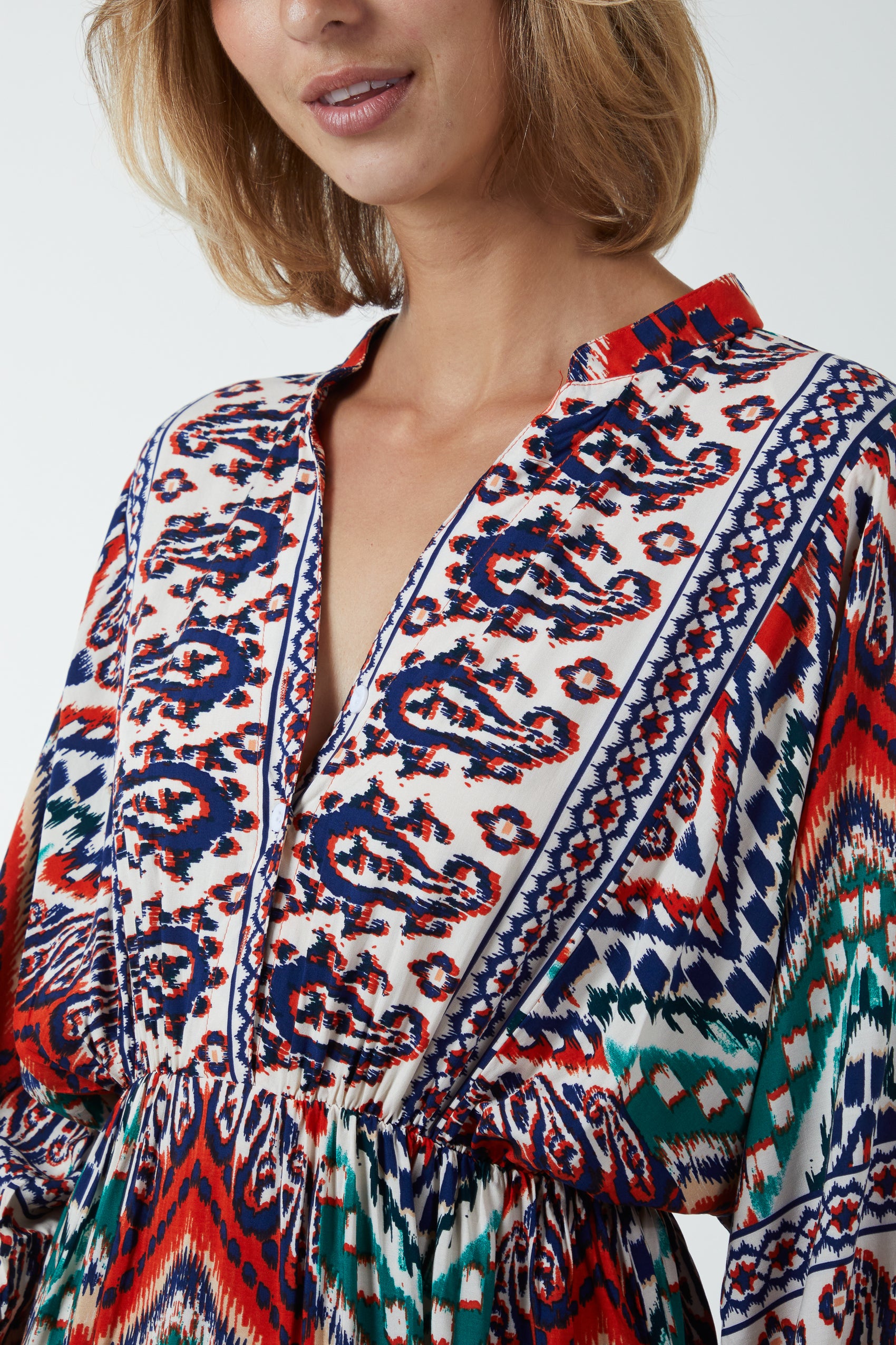 Aztec Tiered Dress main image 0
