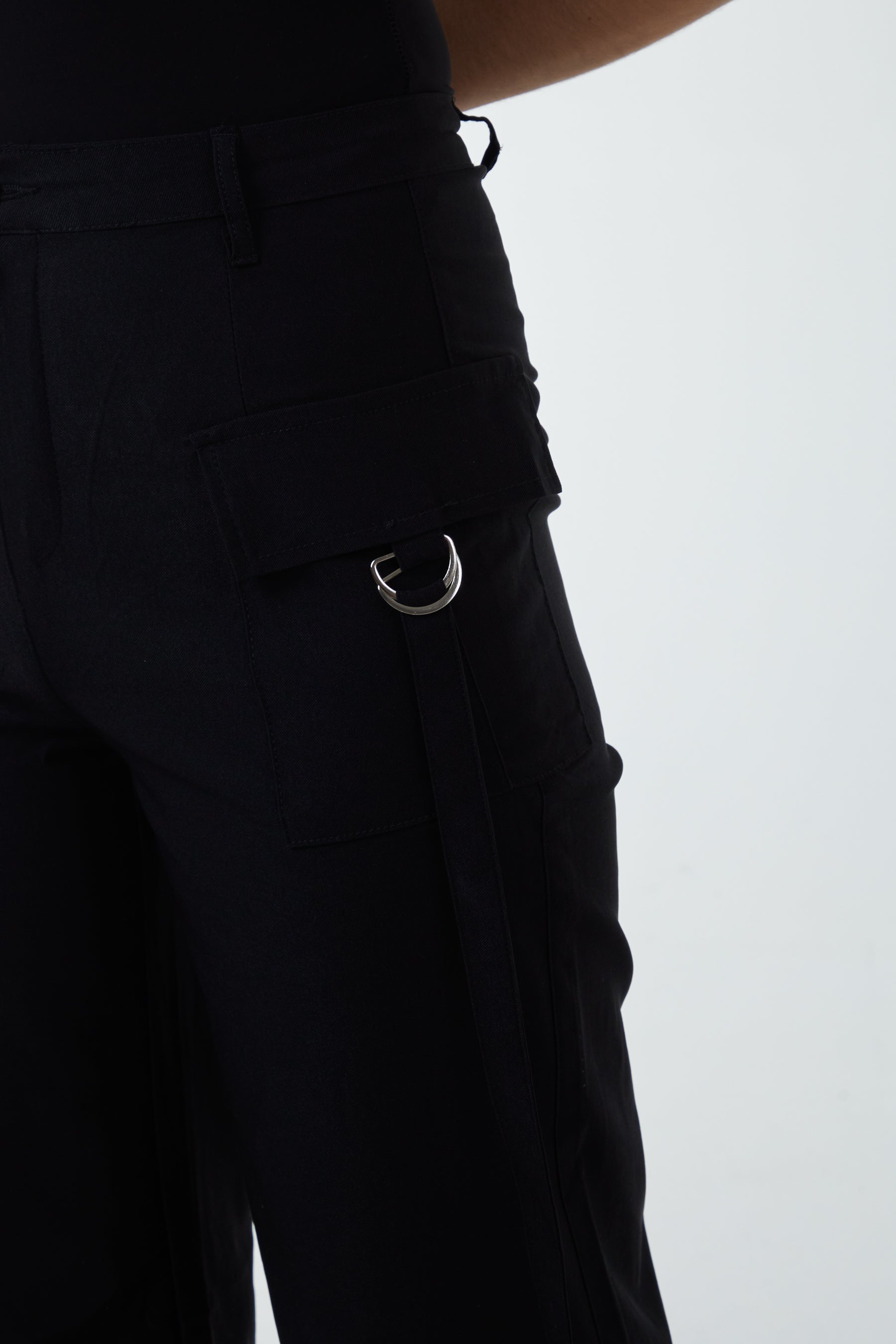 Metal Pocket Detail Utility Cargos