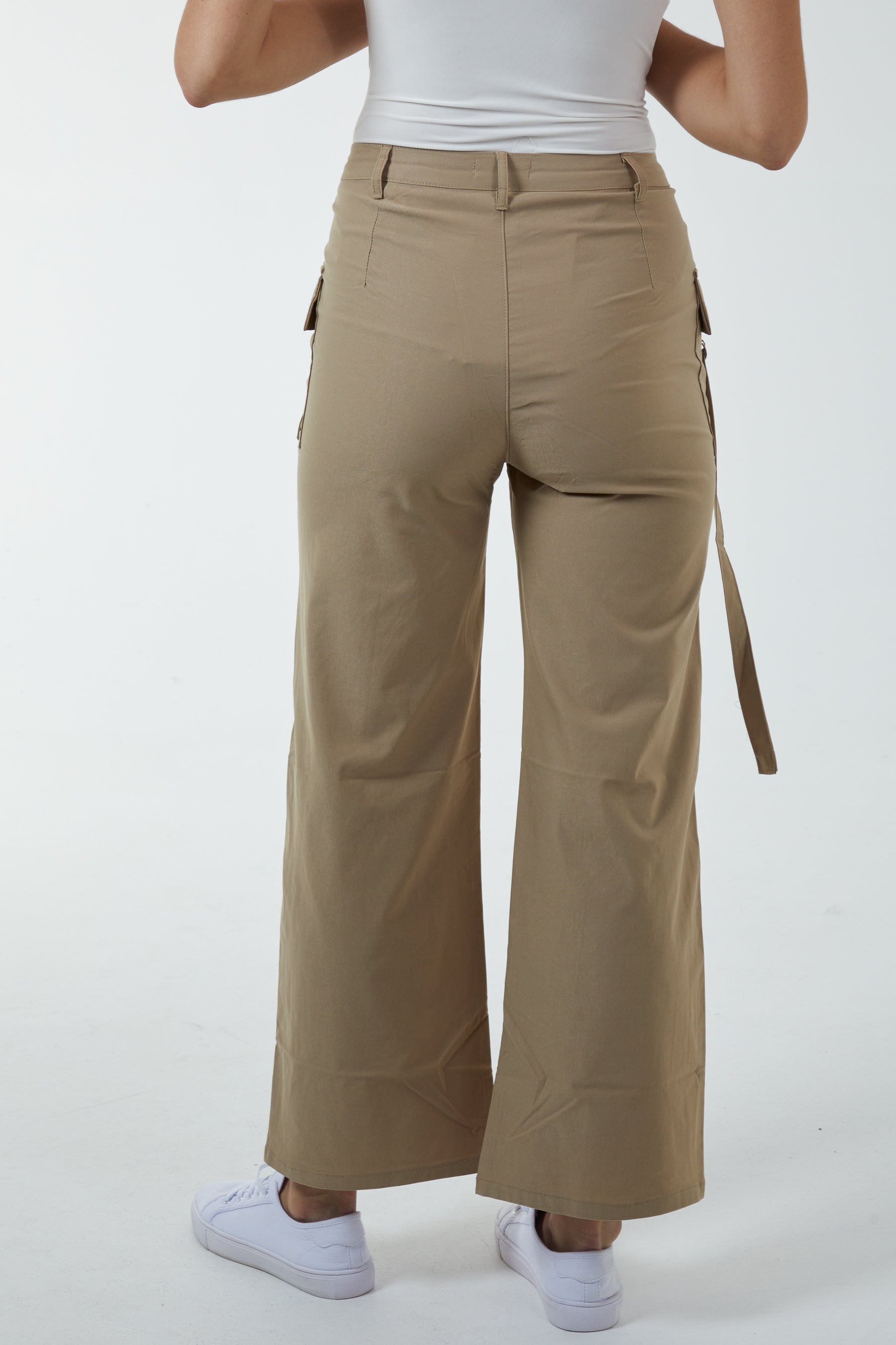 Metal Pocket Detail Utility Cargos