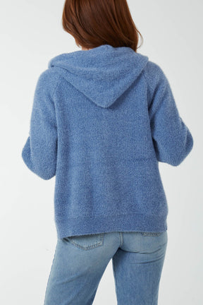 Zip Up Cosy Hoodie (New Colours Available)
