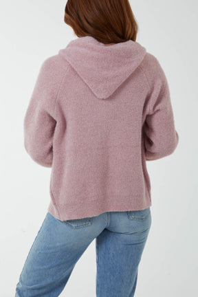 Zip Up Cosy Hoodie (New Colours Available)