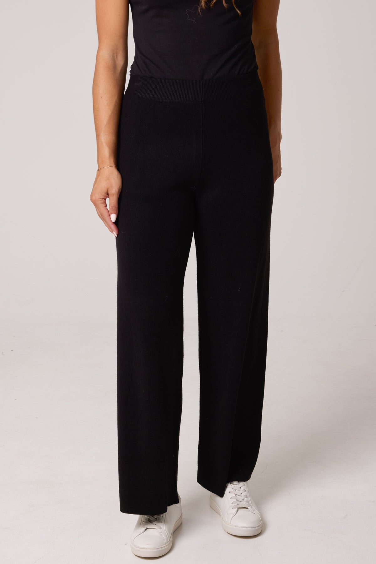 Knitted Wide Leg Trouser